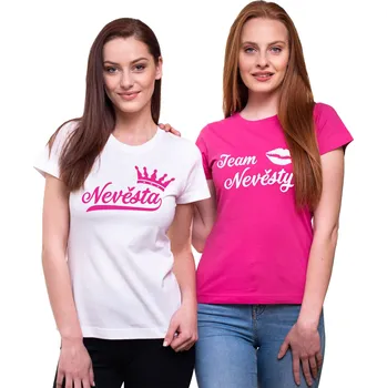 Pánské tričko tricko, Barva látky tyrkysová modrá, Střih Dámsky, Variant Tričko (Nevěsta)