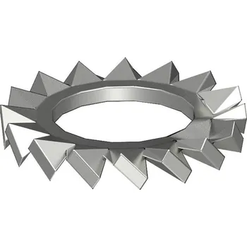 Matice OBO Bettermann DIN 6798 M6 4401 3404372 vějířovitá podložka vnitřní Ø: 6.4 mm M6 DIN 6798 ocel 100 ks