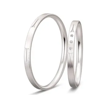 Prsten BREUNING zlaté snubní prsteny BR48/04319WG