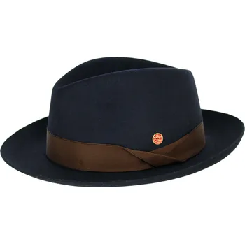 Klobouk Luxusní černomodrý klobouk Mayser - Samuel Mayser Schwalbe Velikost: 61 cm (XL)