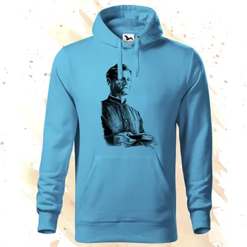 Dámská mikina Mikina - Josef Toufar Barva: Modrá - tyrkysová (44), Velikost: XXL, Střih: Dámské