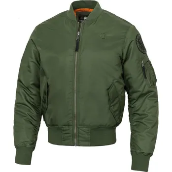 Pánská móda PitBull West Coast - zimní bunda MA 1 VERANO oliv Barva: olivová, Vel: L