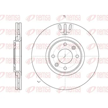 Brzdový kotouč Brzdový kotouč REMSA 6657.10