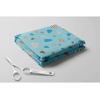 Softshell zimní, Pruhovaná srdíčka Barva: Mentol