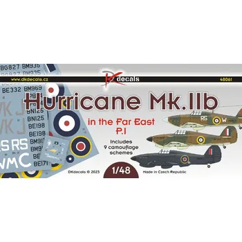 Plastikový model 1/48 H.Hurricane Mk.IIb Far East (9x camo) Part 1
