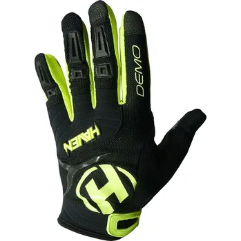 Cyklistické rukavice Dlouhoprsté rukavice HAVEN DEMO black/green