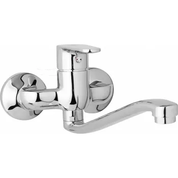 JB Sanitary Tira D10 30 20 Dřezová nástěnná baterie, ramínko ploché S 250 mm, 100 mm