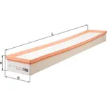 Vzduchový filtr MAHLE LX 3772