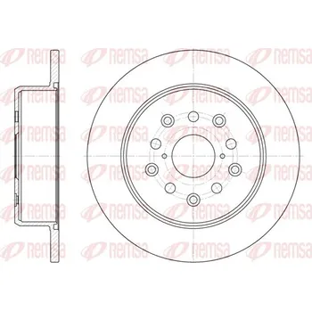 Brzdový kotouč Brzdový kotouč REMSA 6752.00