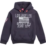 Chlapecká mikina DIRKJE LOS ANGELES hnědá Velikost: 104