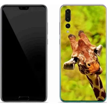 Pouzdro na mobilní telefon Gelový kryt mmCase na mobil Huawei P20 Pro - žirafa