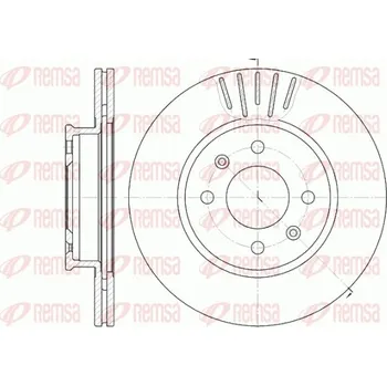 Brzdový kotouč Brzdový kotouč REMSA 6666.10