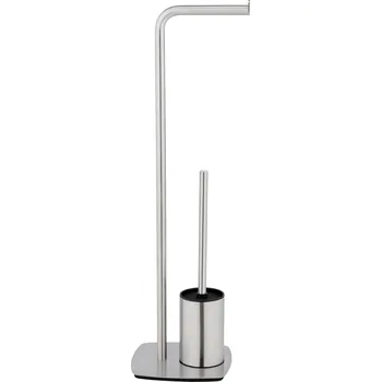 Stojan na toaletní papír a WC štětku, matová ocel, IRIA, WENKO