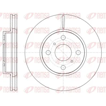 Brzdový kotouč Brzdový kotouč REMSA 61005.10