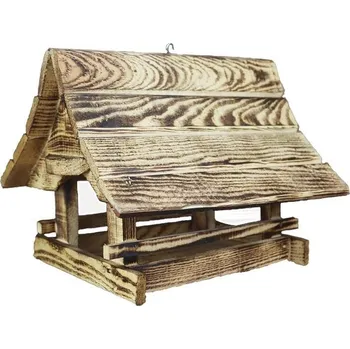 Krmítko pro ptáka Krmítko pro ptáčky horalské opalované 097117 Velikost: 33 x 26 x 25 cm velké