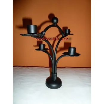 Svícen Kovový svícen Stromeček