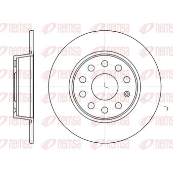 Brzdový kotouč Brzdový kotouč REMSA 61340.00