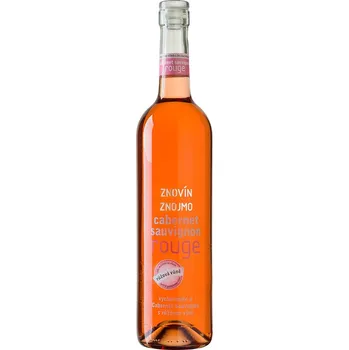 Víno Znovín Znojmo a.s. se sídlem v Šatově Cabernet sauvignon rosé 2022, pozdní sběr ROUGE, skleněný uzávěr Znovín Znojmo 0,75l