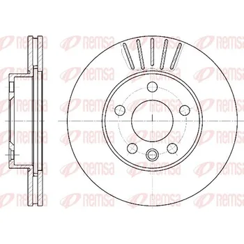 Brzdový kotouč Brzdový kotouč REMSA 6551.10