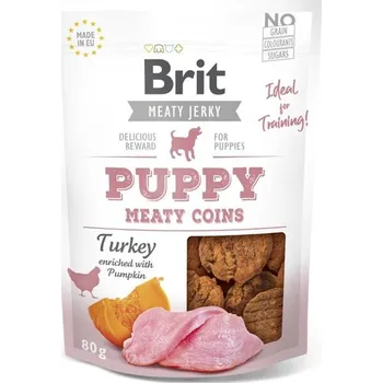 Brit Jerky Puppy Turkey Meaty Coins 80 g