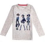 DÍVČÍ TRIČKO S HOLKAMA S2342 Velikost: 122, Barva: Béžová