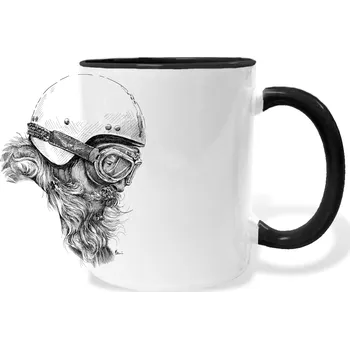 Hrnek - Motorkář Barva: Černá