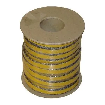 Rošt do krbu a kamen šňůra izolační 10x4mm (500°C) lepicí (1m)
