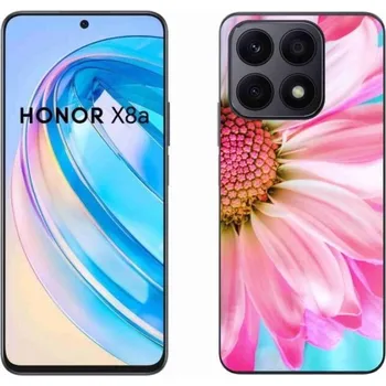 Pouzdro na mobilní telefon Gelový kryt mmCase na mobil Honor X8a - růžová květina