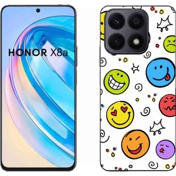 Pouzdro na mobilní telefon Gelový kryt mmCase na mobil Honor X8a - smajlíci