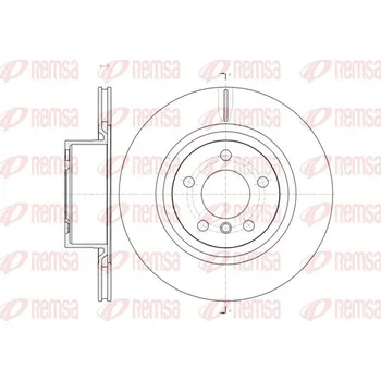 Brzdový kotouč Brzdový kotouč REMSA 61455.10