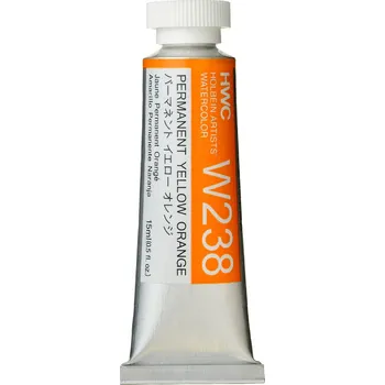 Vodová barva Akvarelová barva Holbein 15ml - oranžová Barva: W238 - Permanent Yellow Orange