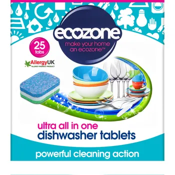 Přípravek do myčky Ecozone Tablety do myčky Ultra 25 ks