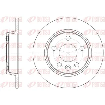 Brzdový kotouč Brzdový kotouč REMSA 6453.00