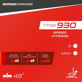 Stolní tenis PONGORI Potah na pálku na stolní tenis TTRB 930 Speed