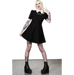 šaty dámské KILLSTAR - Wednesday - Blackest Heart - 4XL