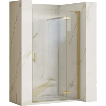 Rea Sprchové dveře Hugo 90 + profil - zlatá/transparentní