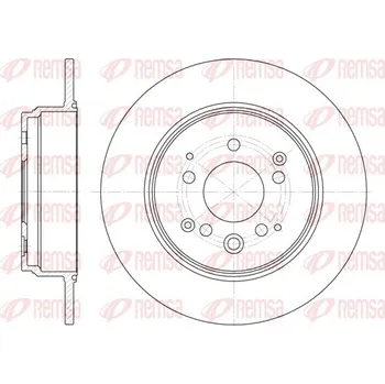 Brzdový kotouč Brzdový kotouč REMSA 61157.00