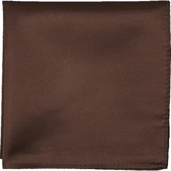 Šátek Bubibubi Tmavohnědý kapesníček do saka Mocha