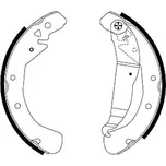 Sada brzdových čelistí TEXTAR 91049000