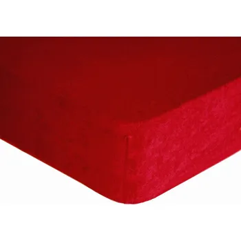 Prostěradlo Prostěradlo froté 90x200cm bordové Premium - 90x200cm