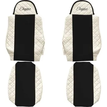 Ochranný autopotah Potahy sedadel ELEGANCE - pro vozidla MAN TGA, TGL, TGM HNĚDÁ