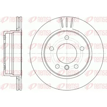 Brzdový kotouč Brzdový kotouč REMSA 6458.10