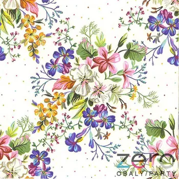 Papírový ubrousek Ubrousky 'Daisy' 33x33 cm 3N (20 ks) - jemné květiny a puntíky