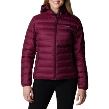 Dámská Zimní prošívaná bunda COLUMBIA LAKE 22 DOWN HOODED JACKET 1859682616 – Vínová S