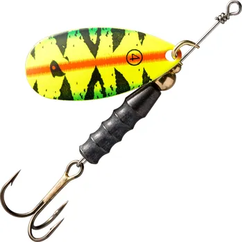 Umělá nástraha CAPERLAN Rotační třpytka na lov dravých ryb Weta+ č. 4 Fire Tiger ZELENÁ|ČERVENÁ|ŽLUTÁ