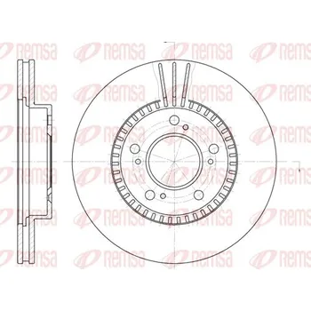 Brzdový kotouč Brzdový kotouč REMSA 6586.10