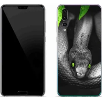 Pouzdro na mobilní telefon Gelový kryt mmCase na mobil Huawei P20 Pro - had