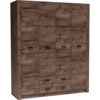 Šatní skříň Šatní skříň 4-dveř.INDIANAPOLIS I-18 jasan tmavý