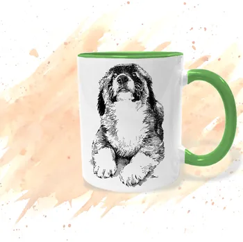 Hrnek - Moskevský strážní pes Barva: Zelená