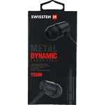 Sluchátka swissten earbuds dynamic YS500 - černá